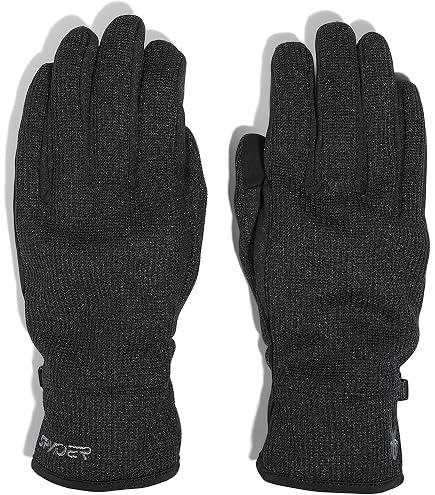 Amazon.com : Spyder Mens Work Gloves Black X-Small : Clothing